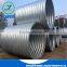 large diameter corrugated steel arch culvert pipe