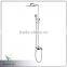 chrome plating exposed square shower set with handshower -9523