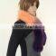 Fashion dyed fox fur scarf in gradient color