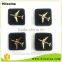 Die struck 3D metal airplane lapel pin,gold lapel pins