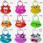 Adjustable Soft Silicone Custom Cute Cartoon Recycling Baby Saliva Towel Baby Bib