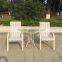 Garden Patio Aluminum Mesh Patio Furniture Bistro Table and Chairs