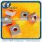 Carbide chain saw inserts for cutting marble