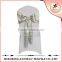 Wholesale 100% polyester satin banquet chair sash two size