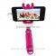 Christmas promotional gifts Cable control extendable camera tripod monopod selfie stick