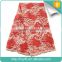 2016 New arrival korean lace fabric / orange yellow african french lace fabric / tulle lace french net lace fabrics for wedding