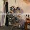 Modern Floor Lighting Tripod Iron Frame with Clear Glass Lamp Cover Floor Lamp