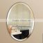 cheap oval design decorative wall mirror for bathroom and hotel