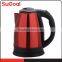 1.8L stainless steel black kettle red kettle
