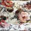 flower printing soft vlelvet fabric for sofas