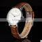 Japanese movement custom nickle free healthy western leather charm waterproof watch for men and women