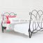 OEM custom modern metal bed iron wrought with single size twin size queen size king size