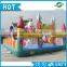 Popular 0.55mm PVC cheap inflatables fun city, kids inflatanble cartoon amusement theme park for sale