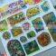 spring in warm 3d pvc epoxy sticker,custom epoxy sticker,epoxy resin sticker