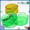 Wholesale school round shaped plastic sharpener with double hole for students