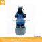 Hot Sale Home Bar Decoration Resin Black Bear Wine Bottle Rack