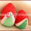 Realist Watermelon & Tangerine fruit shaped Plush Stuffed Toy Pillow