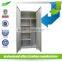 Multi-use double door bedroom metal wardrobe/Indian metal wardrobe design