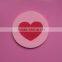green and red 2D rubber Pvc silicone the Voter cup coasters