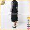 Black womenTranslucent layer trench coat