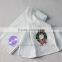 Thin terry christmas embroidery cotton hand towel