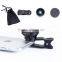 2016 New Gift Universal Clip Cartoon Camera Phone Lens 0.4X Super Wide Angle Lens For ip/mobile phone