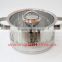 stainless steel pots support all tye of fire, induction compatible pot