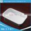 White Lacquered Aluminum Foil Container For Airline Company In Food Cooking