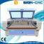 Prefessional Co2 lasre cutter machinery/ auto feeding fabric leather clothes laser cutting machine