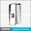 ABS plastic wall mounted refillable bathroom manual soap dispenser 600ml volume VX687