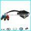10cm black bule vga to rca s video cable vga to av converter