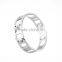 Unisex 316L Stainless Steel High Polished and Quality Letter Metal Bangle