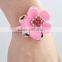 <<<2016 Fashion girl hair ring multicolor baby children kids flower elastic hair band/