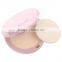 BOB Pressed Powder Foundation Highlight Cosmetic With Puff , Waterproof Makeup Compact Powder