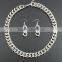 Simple Metal Chain Fashion Necklace Set