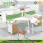 Wholesale Price Custom Shape Printed Elegant J-Shaped Office Desk