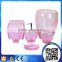 factory wholesale imitated marble stone hotel SPA bathroom accessory sets