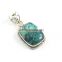 Chrysocolla pendant sterling silver jewelry with natural stone Gemstone Pendant Wholesale