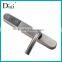 Hotel lock with satin nickel or satin brass
