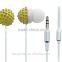 2016 popular in-ear Metal Diamond earphones with Fashion design and high quality