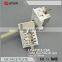 LY-FP202-C6A stp Faceplate Surface Module with cat6a rj45 keystone jack