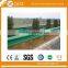 High pressure plastic spraying highway guardrail