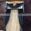 Home collection plain color velvet curtain and valance for Dubai curtains