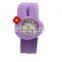 R0779 Welcome OEM&ODM Colorful Slap Watch For Girls, Popular Cute Girls Watch