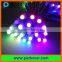 Black Wire Ws2811/sm16703/ucs1903 RGB 12mm 5V Round LED Pixel String