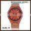 2016 China quality new waterproof wood watch custom logo real leather wood watch for man&woman