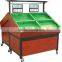 RH-VF-W01Combination Plywood Vegetable Rack ,Fruit Display Shelf