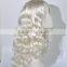 Pretty Long kinky curls wig synthetic blond costume wig N266