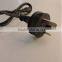 ac power extension cord plug 10A 3 flat pin ac power cord plug with Competitive Price Flat Pin New Approved AC Power Cord 3 Pin
