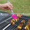 BBQ Tools 430 stainless steel handle silicone bristle cooking oil brush